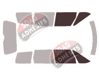Gabarit vitrage - kit vitres avant - Renault Grand Espace (3) Long 5 portes (1996 - 2002) Gabarit vitrage - kit vitres avant - Renault Grand Espace (3) Long 5 portes (1996 - 2002)
