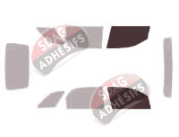 Gabarit vitrage - kit vitres avant - Chevrolet Equinox (1) 5 portes (2005 - 2010) Gabarit vitrage - kit vitres avant - Chevrolet Equinox (1) 5 portes (2005 - 2010)