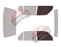 Gabarit vitrage - kit vitres avant - Bmw Serie 7 / i7 (1) Berline 4 portes (1977 - 1987) Gabarit vitrage - kit vitres avant - Bmw Serie 7 / i7 (1) Berline 4 portes (1977 - 1987)