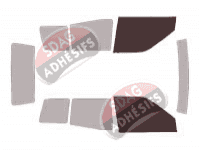 Gabarit vitrage - kit vitres avant - Ford Maverick (2) 3 portes (1993 - 2001)