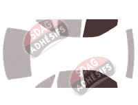 Gabarit vitrage - kit vitres avant - Chevrolet Impala (6) Berline 4 portes (1990 - 1994)