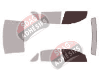 Gabarit vitrage - kit vitres avant - Chevrolet Impala (9) Berline 4 portes (2006 - 2013)