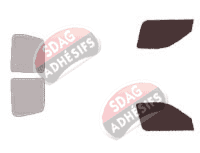Gabarit vitrage - kit vitres avant - Toyota Hiace (4) Utilitaire 5 portes (1995 - 2006)