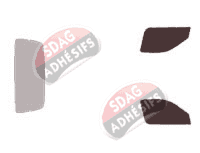 Gabarit vitrage - kit vitres avant - Toyota Hiace (4) Utilitaire 4 portes (1995 - 2006)