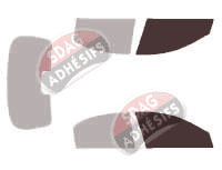 Gabarit vitrage - kit vitres avant - Chevrolet Lacetti (1) 5 portes (2002 - 2010)