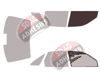 Gabarit vitrage - kit vitres avant - Audi 100 (4) Berline 4 portes (1995 - 1997)