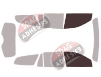 Gabarit vitrage - kit vitres avant - Buick Enclave (1) 5 portes (2007 - 2017)