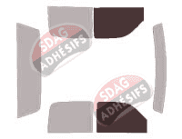 Gabarit vitrage - kit vitres avant - Chevrolet Silverado (2) Crew Cab Classic Pick-up 4 portes (2007 - 2013) Gabarit vitrage - kit vitres avant - Chevrolet Silverado (2) Crew Cab Classic Pick-up 4 portes (2007 - 2013)