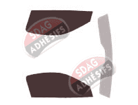 Gabarit vitrage - kit vitres avant - Ferrari F 430 Spider 2 portes (2005 - 2010)