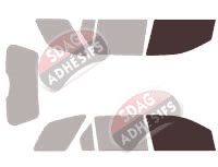Gabarit vitrage - kit vitres avant - Ford Taurus (4) X 5 portes (2004 - 2009)