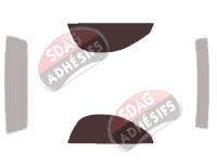 Gabarit vitrage - kit vitres avant - Chevrolet SSR Cabriolet 2 portes (2004 - 2007)