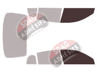 Gabarit vitrage - kit vitres avant - Infiniti Q45 (3) Berline 4 portes (2002 - 2009)
