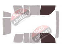 Gabarit vitrage - kit vitres avant - Isuzu Trooper 5 portes (1991 - 2005)