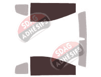 Gabarit vitrage - kit vitres avant - Lamborghini Murcielago Coupé 2 portes (2002 - 2010) Gabarit vitrage - kit vitres avant - Lamborghini Murcielago Coupé 2 portes (2002 - 2010)