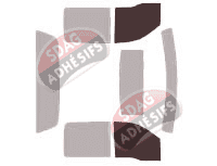 Gabarit vitrage - kit vitres avant - Lincoln Mark LT Quad Cab 4 portes (2005 - 2008)