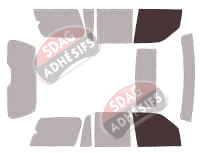 Gabarit vitrage - kit vitres avant - Lincoln Navigator (2) 5 portes (2003 - 2006) Gabarit vitrage - kit vitres avant - Lincoln Navigator (2) 5 portes (2003 - 2006)