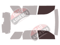 Gabarit vitrage - kit vitres avant - Mercury Mariner 5 portes (2008 - 2011) Gabarit vitrage - kit vitres avant - Mercury Mariner 5 portes (2008 - 2011)