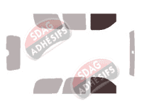 Gabarit vitrage - kit vitres avant - Chevrolet Tahoe (2) 5 portes (2000 - 2006)