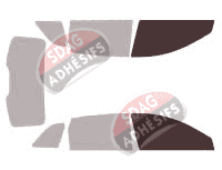Gabarit vitrage - kit vitres avant - Saturn Vue 5 portes (2007 - 2015)