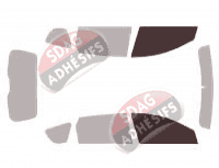 Gabarit vitrage - kit vitres avant - Hyundai i30 (1) Break 5 portes (2007 - 2013)