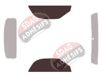 Gabarit vitrage - kit vitres avant - Chrysler Crossfire Cabriolet 2 portes (2004 - 2009)