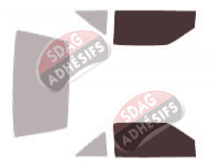 Gabarit vitrage - kit vitres avant - Mercedes-Benz SL (4) Coupe 2 portes (1989 - 2002)