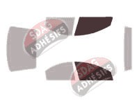 Gabarit vitrage - kit vitres avant - Chrysler Neon Berline 4 portes (2000 - 2005)