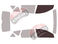 Gabarit vitrage - kit vitres avant - Kia Ceed (1) Break 5 portes (2007 - 2012)