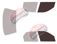 Gabarit vitrage - kit vitres avant - Fiat Siena Berline 4 portes (1996 - 2022)