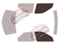Gabarit vitrage - kit vitres avant - Citroën Xantia 5 portes (1993 - 2002)