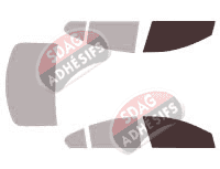 Gabarit vitrage - kit vitres avant - Opel Insignia (A) Berline 4 portes (2008 - 2017)