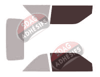 Gabarit vitrage - kit vitres avant - Mercedes-Benz Classe E (1) Cabriolet 2 portes (1987 - 1995) Gabarit vitrage - kit vitres avant - Mercedes-Benz Classe E (1) Cabriolet 2 portes (1987 - 1995)