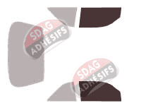 Gabarit vitrage - kit vitres avant - Mercedes-Benz Classe S (2) Coupe 2 portes (1992 - 1999)