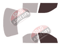 Gabarit vitrage - kit vitres avant - Ford Mondeo (1) Berline 4 portes (1993 - 2000)