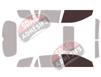 Gabarit vitrage - kit vitres avant - Honda Accord (8) Tourer Break 5 portes (2009 - 2013) Gabarit vitrage - kit vitres avant - Honda Accord (8) Tourer Break 5 portes (2009 - 2013)