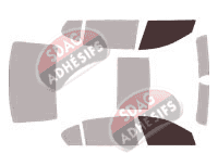 Gabarit vitrage - kit vitres avant - Bmw Serie 7 / i7 (5) Longue Berline 4 portes (2009 - 2016)