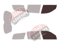 Gabarit vitrage - kit vitres avant - Daewoo Nubira (1) Break 5 portes (1997 - 2003)