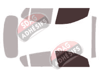 Gabarit vitrage - kit vitres avant - Hyundai i20 (1) 5 portes (2009 - 2014)