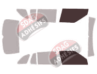 Gabarit vitrage - kit vitres avant - Skoda Fabia (2) Combi Break 5 portes (2007 - 2015) Gabarit vitrage - kit vitres avant - Skoda Fabia (2) Combi Break 5 portes (2007 - 2015)