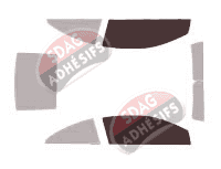 Gabarit vitrage - kit vitres avant - Opel Astra (H) (Twin Top) Cabriolet 2 portes (2006 - 2013) Gabarit vitrage - kit vitres avant - Opel Astra (H) (Twin Top) Cabriolet 2 portes (2006 - 2013)