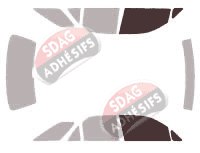 Gabarit vitrage - kit vitres avant - Lexus RX (1) 5 portes (1997 - 2003)