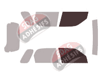 Gabarit vitrage - kit vitres avant - Daihatsu Terios (1) 5 portes (1997 - 2006) Gabarit vitrage - kit vitres avant - Daihatsu Terios (1) 5 portes (1997 - 2006)