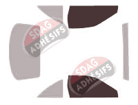 Gabarit vitrage - kit vitres avant - Fiat Coupe (1) Coupe 2 portes (1993 - 2000)