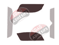 Gabarit vitrage - kit vitres avant - Smart Roadster Coupe 2 portes (2003 - 2005)