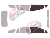 Gabarit vitrage - kit vitres avant - Toyota Avensis (4) Break 5 portes (2009 - 2018)