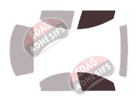 Gabarit vitrage - kit vitres avant - Chrysler Concorde Berline 4 portes (1998 - 2005)