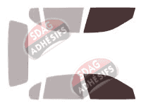 Gabarit vitrage - kit vitres avant - Chrysler New Yorker Berline 4 portes (1994 - 1997)