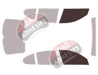 Gabarit vitrage - kit vitres avant - Skoda Octavia (2) 5 portes (2008 - 2013) Gabarit vitrage - kit vitres avant - Skoda Octavia (2) 5 portes (2008 - 2013)