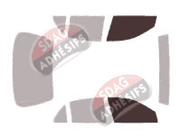 Gabarit vitrage - kit vitres avant - Buick Century Berline 4 portes (1996 - 2005)