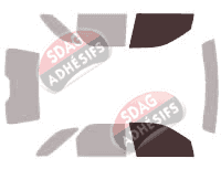 Gabarit vitrage - kit vitres avant - Buick RendezVous 5 portes (2000 - 2007)